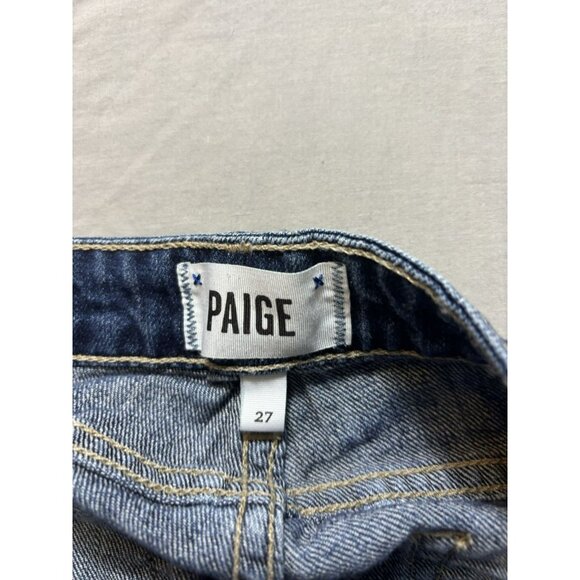 PAIGE | Women's Jeans Skyline Ankle Peg Size 27 Blue Low-Rise Straight 30x27 - Picture 5 of 9